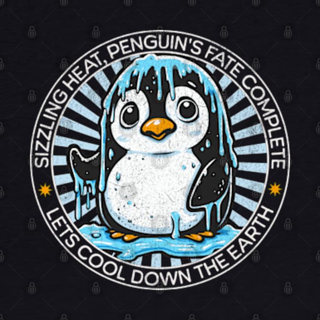 Melting Penguin  - Global Warming by BeanStiks